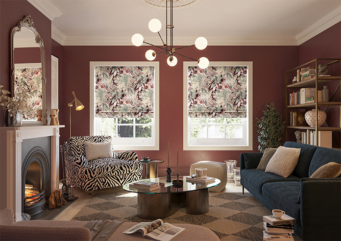 Bali, Red - Roman Blind - Image 8